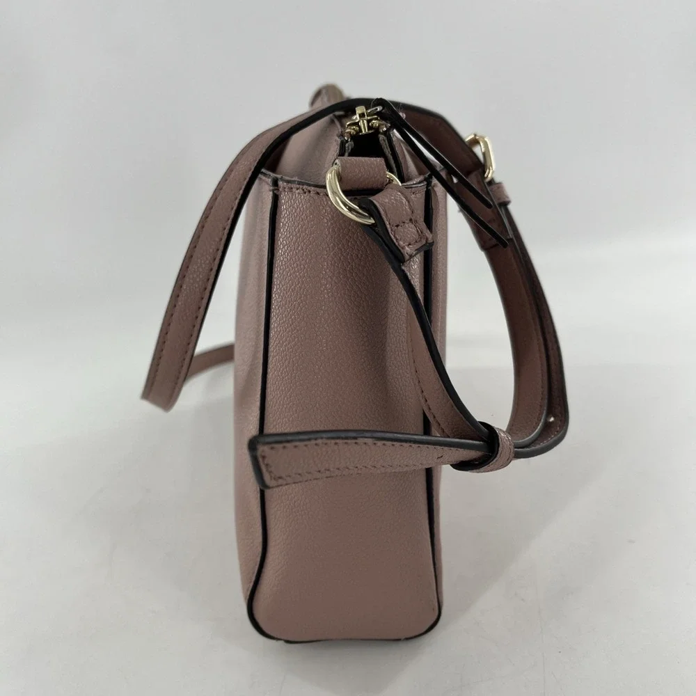 Nine West Shayden Jet Set Crossbody Begonia Dusty Rose‎ Mauve Pastel Pink Bag